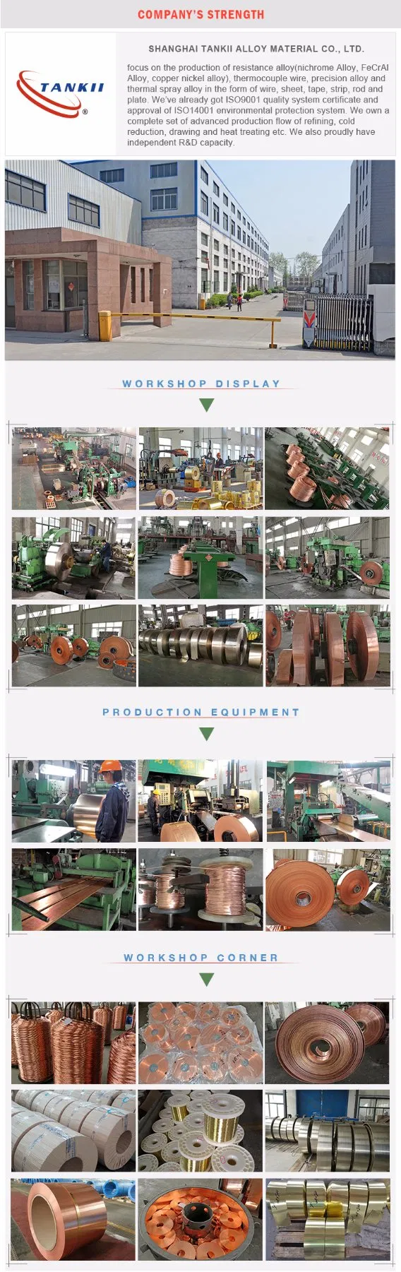 Cucr1zr Sợi hợp kim C18140 tankii sản xuất chống ăn mòn 4
