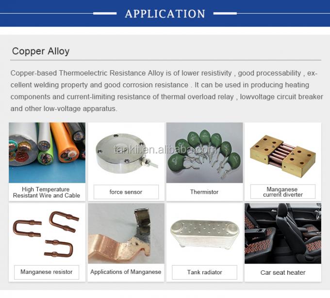 CuNi2/CuNi6/CuNi8/CuNi10/CuNi14/CuNi19/CuNi23/CuNi34/CuNi40/CuNi44/CuNi45 Đồng kim đồng điện 9