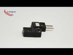 220v J Type Thermocouple Connector , Black Mini Male Connector Plug
